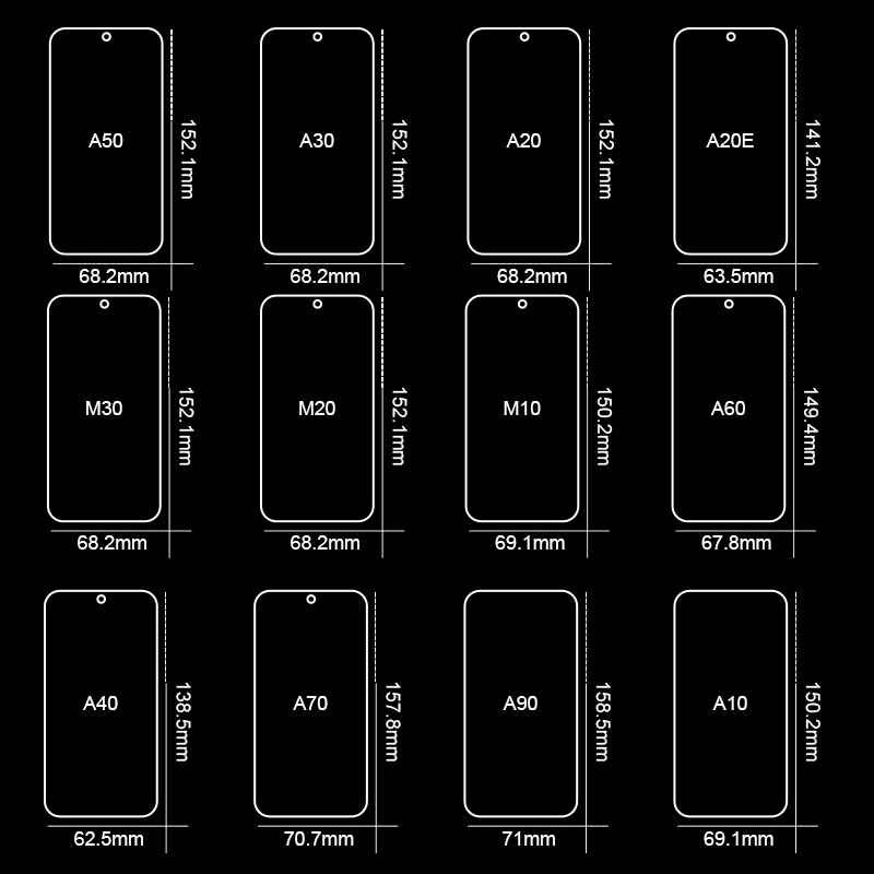 4 шт закаленное Стекло для samsung Galaxy A80 A70 A60 A50 A40 A30 A20 A10 Экран Защитная Стекло для samsung M30 M20 M10