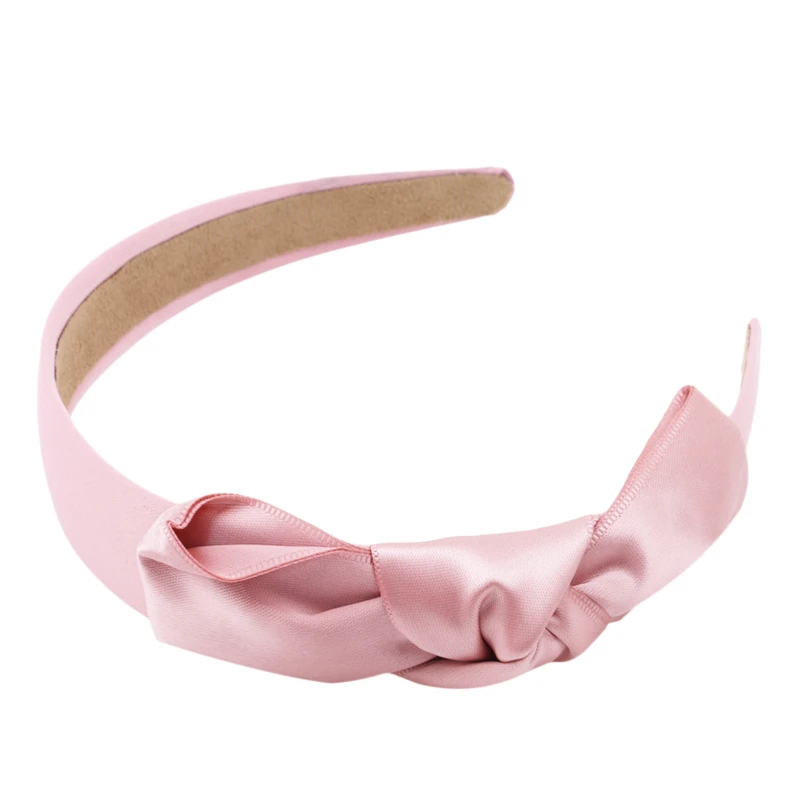 Повязка на голову с бантиком милая повязка в клетку модные элегантные резинки