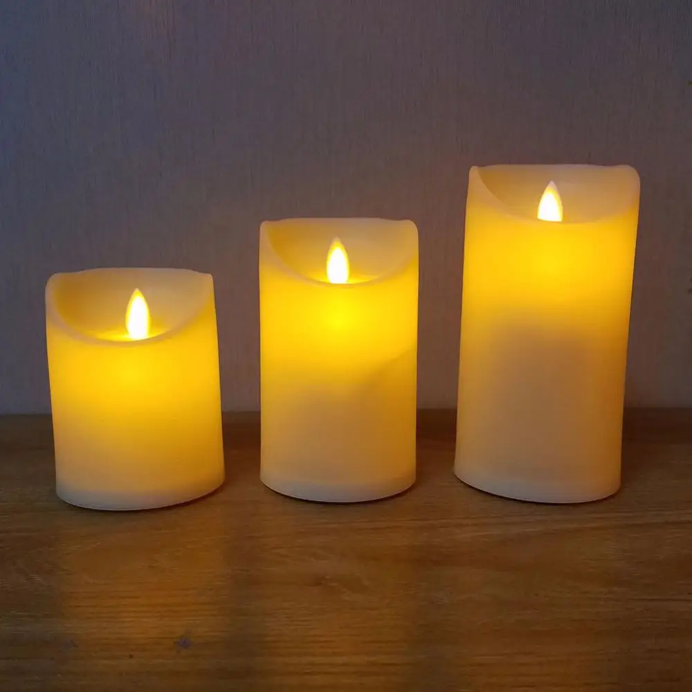 Светодиодные свечи s 3 шт./компл. беспламенные Свечи работающие от батарейки