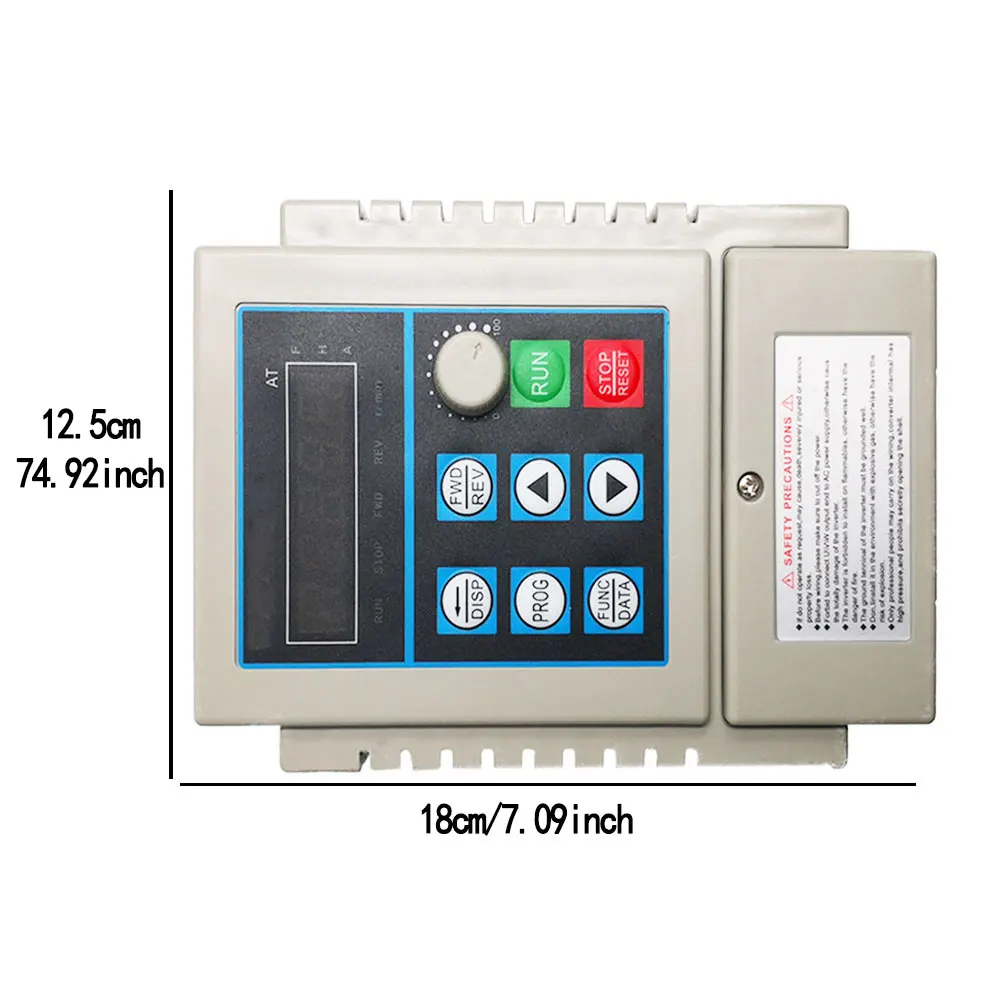 

New Motor Speed Regulator Variable Frequency Inverter AT1-0750X 0.75kw 220V Single Phase Input 3 Phase Output for Motor