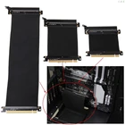 Высокоскоростные видеокарты для ПК PCI Express соединительный кабель Riser Card PCI-E 16X гибкий кабель Удлинительный порт адаптер