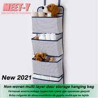 2021new storage bags 4 layers cloth wardrobe storage bags non woven cloth door storage hanging bags clothing storage hanging