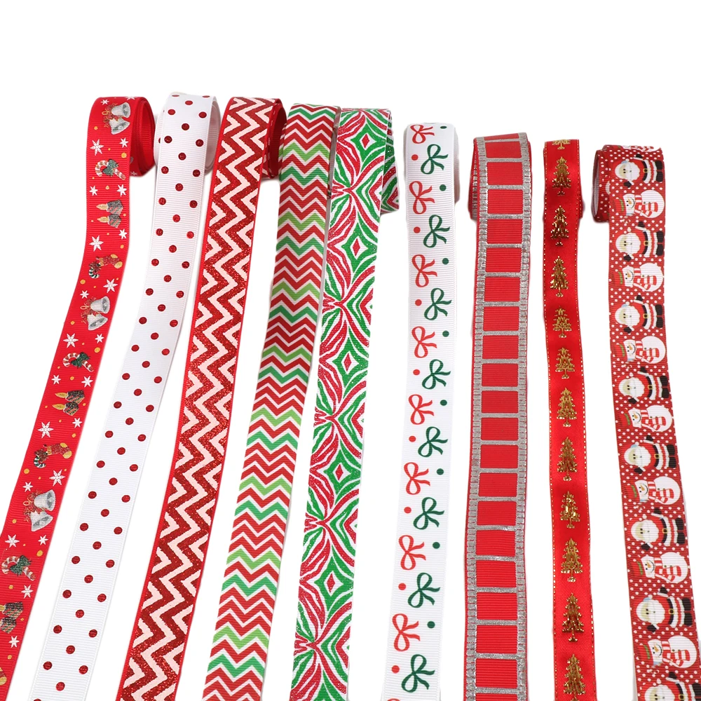 Аксессуары David Рождество 1 ярд/рулон 10 рулонов/набор корсажная лента ткань