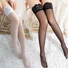 2021 сексуальные женские прозрачные кружевные чулки выше колена, чулки для ночного клуба, колготки, эластичное нижнее белье, дропшиппинг #20