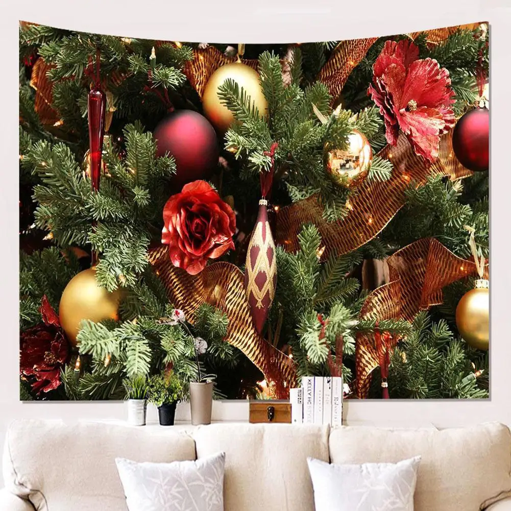 Рождественский настенный гобелен для дома спальни фон декоративная