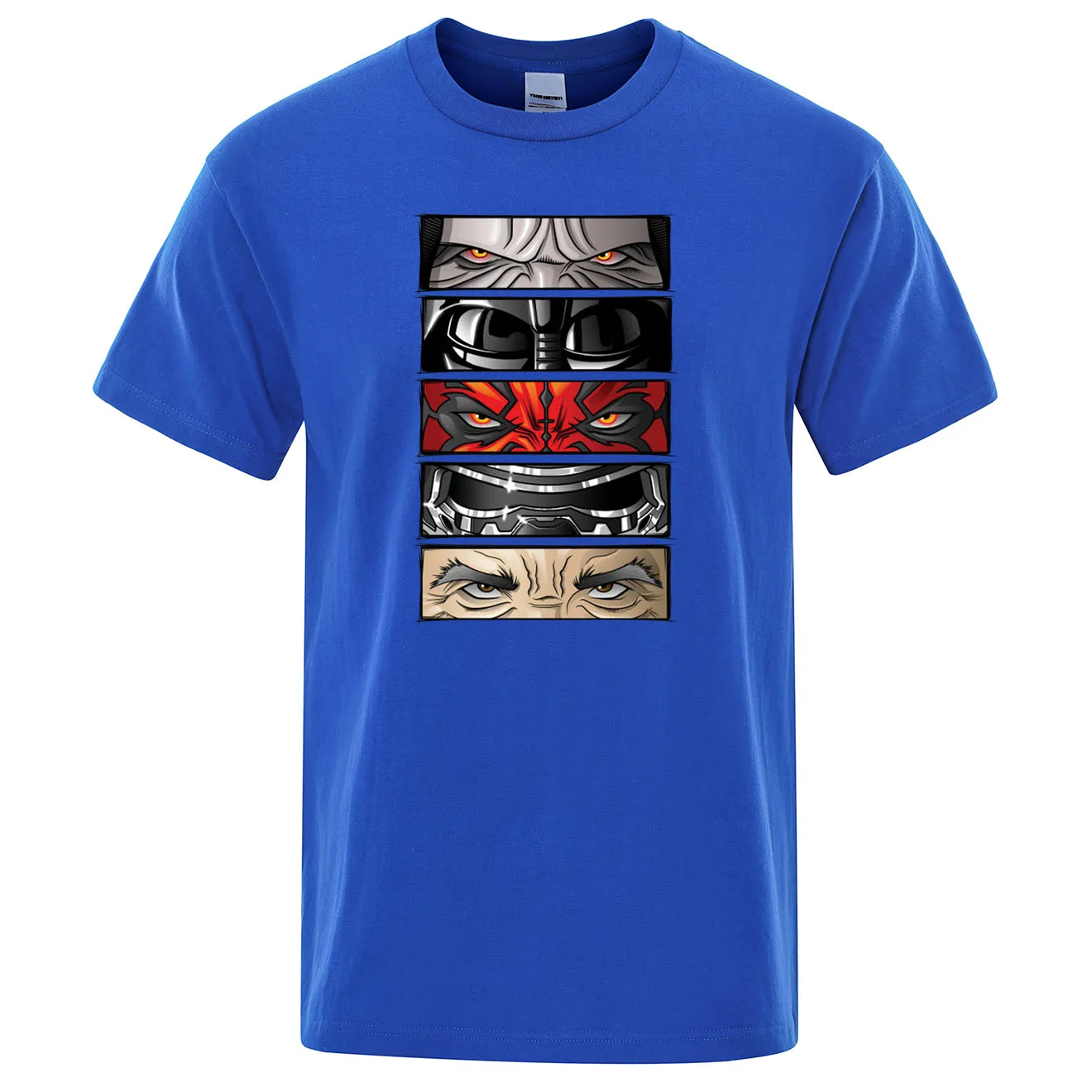 Футболка мужская с коротким рукавом и принтом глаза темных|Мужские футболки| |