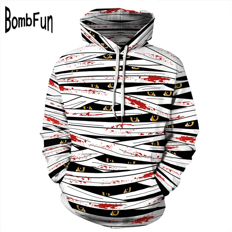 BombFun Забавные 3d толстовки мужские худи с 3D принтом капюшоном парные спортивные