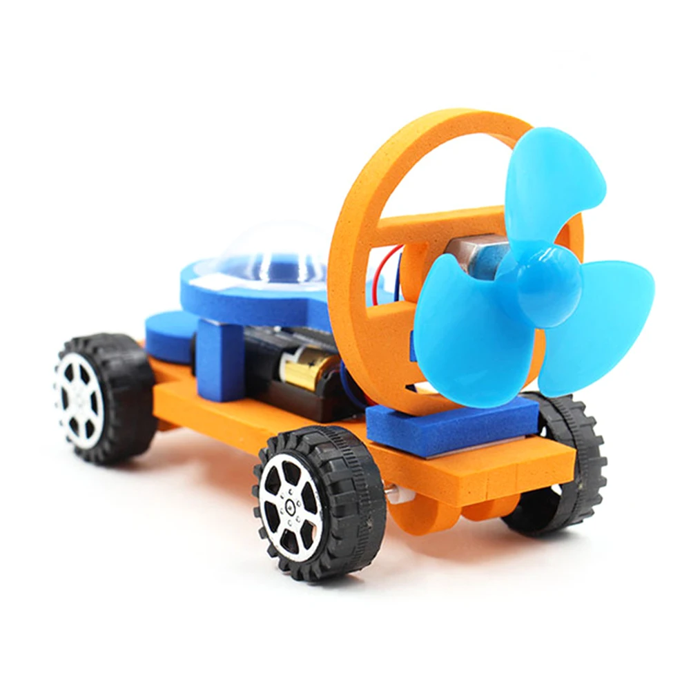 DIY сборка электрический спортивный автомобиль научная модель для эксперимента