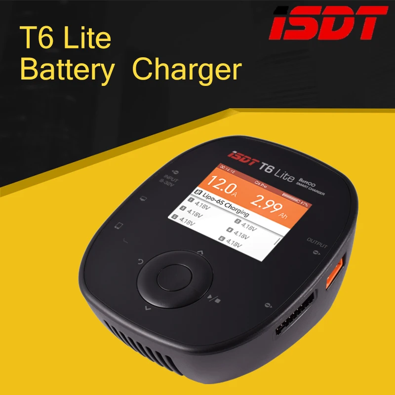 ISDT T6 Lite 600W 25A DC 8 32V интеллектуальное умное зарядное устройство для баланса батареи