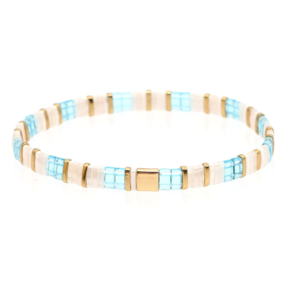 Go2boho Boho ювелирные изделия Miyuki Tila бусы браслет для женщин богемные Bijoux Pulsera Femme