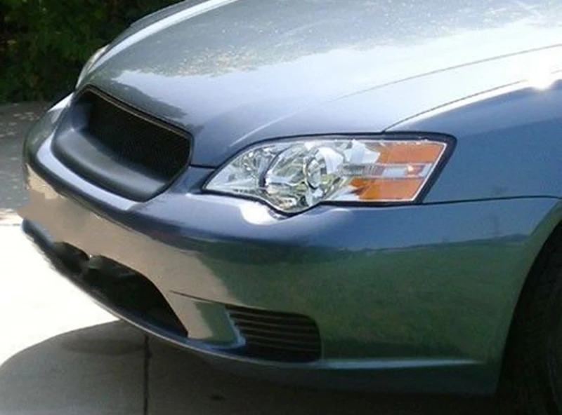 Использование для Subaru Legacy Racing Grills 2004 05 06 год углеродное волокно Refitt Передняя Центральная гоночная решетка крышка аксессуары