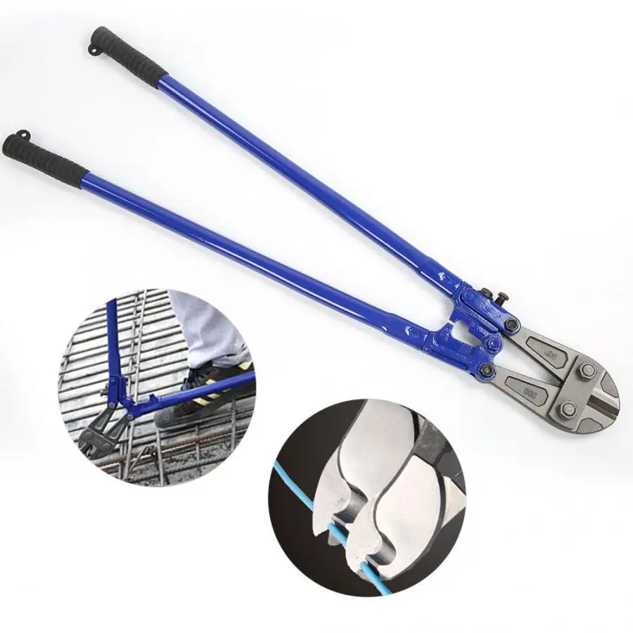 

Wire Rope Cutter Manual Wire Cable Cutter 45# Steel Steel Wire Cutting Tool with Rubber Wrapped Handle
