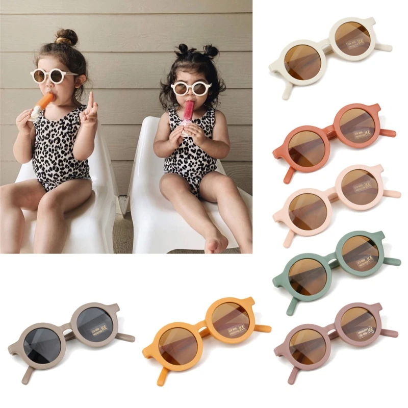 

Summer Polarized UV Protect Child Sunglasses Retro Round Kid Polarized Sunglasses UV 400 Protection Children Sunglasses