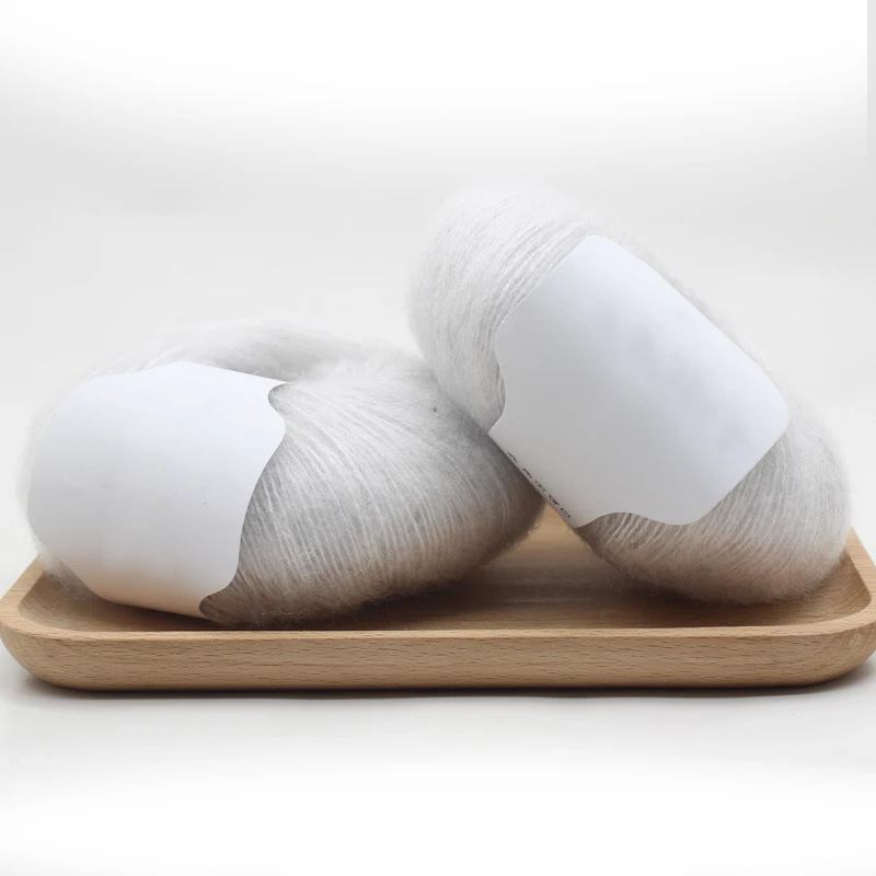 Вязаная цветная шаль шерстяная вязаная крючком 25 г/шар мохеровый кашемир мягкая