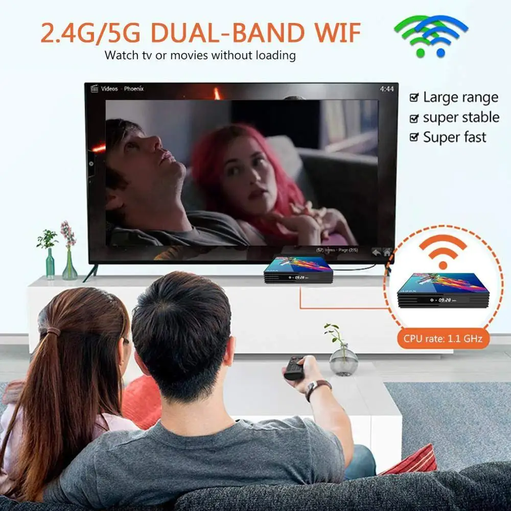 A95X R3 Android 9 0 ТВ бокс на Rockchip RK3318 1080P 4K 60fps BT wifi Google Store Netflix Youtube 2 Гб 16 телеприставка 4 64
