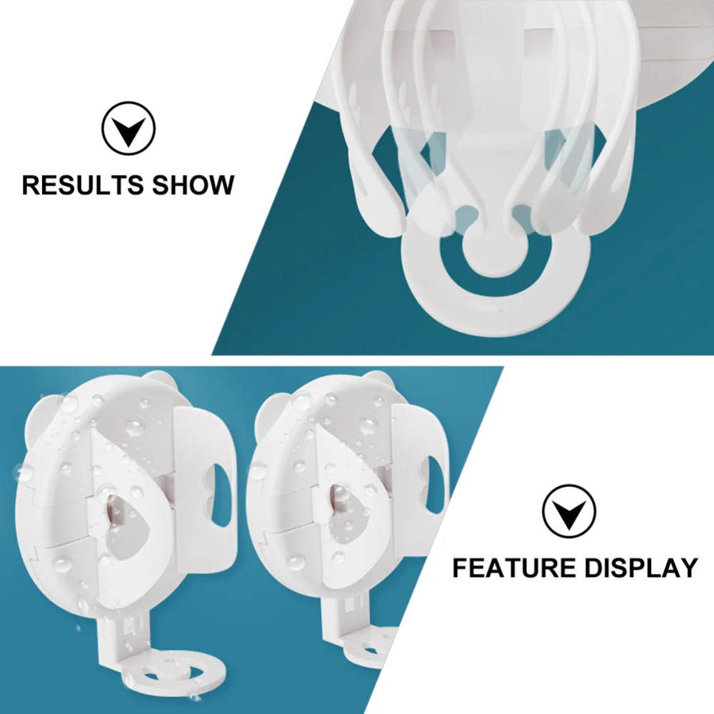 

2pcs Electric Toothbrush Holders Toothbrush Drain Rack Toothbrush Organizer