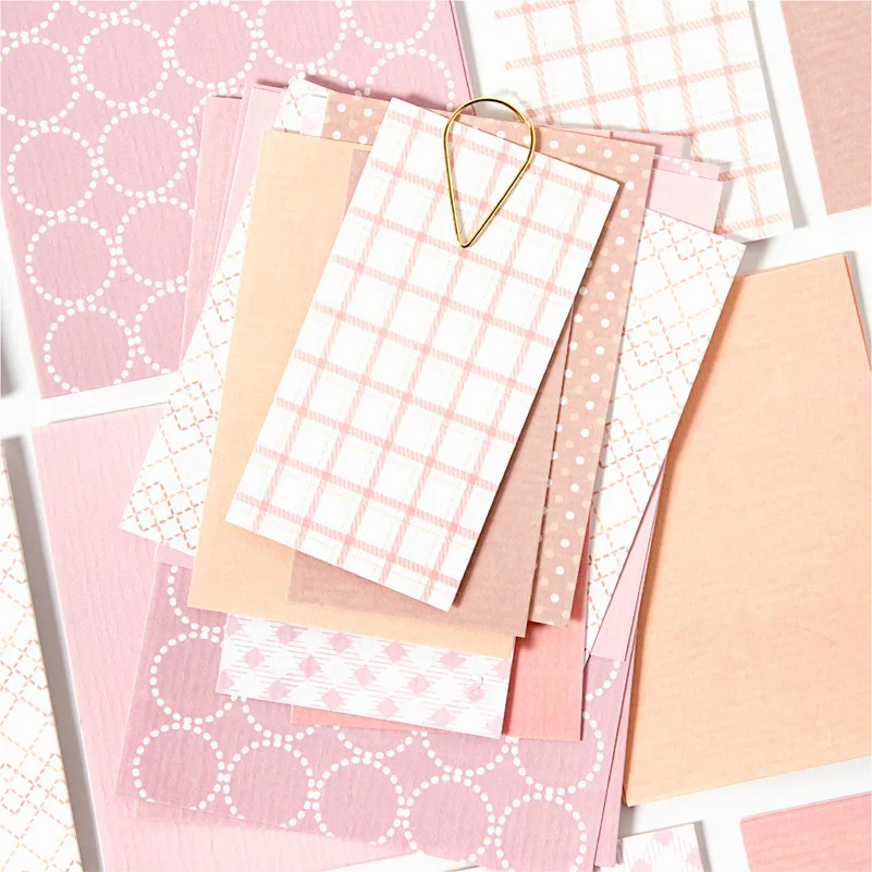 

60 sheets / set Basic Material Note Paper Series Memo Pad Ins Message Landscape Painting Kawaii Note Pad School Office Supplies