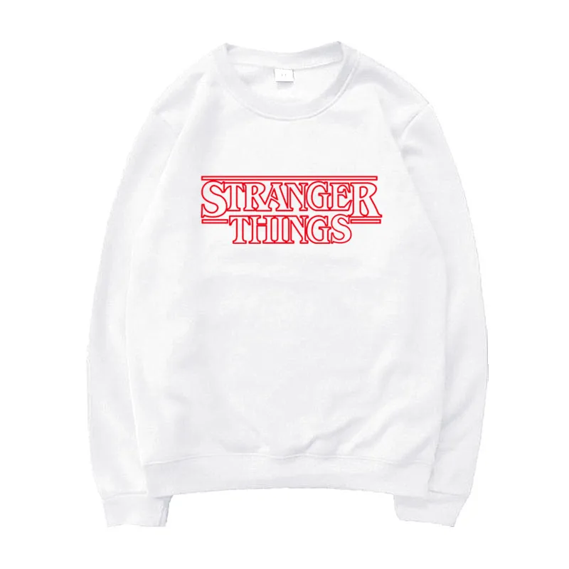 Толстовка Мужская/женская с надписью очень странные дела Свитшот в стиле