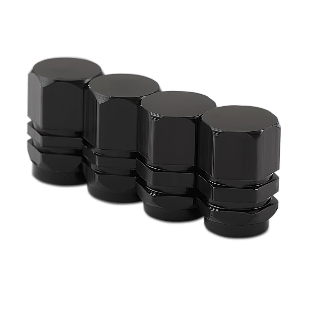 4pcs Theftproof Aluminum Car Wheel Tires Valves Tyre Stem Air Caps Airtight Cove | Valve Stems &