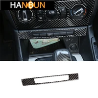 car styling carbon fiber console multifunctional buttons decoration frame cover for bmw x1 e84 2011 2015 interior sticker trim