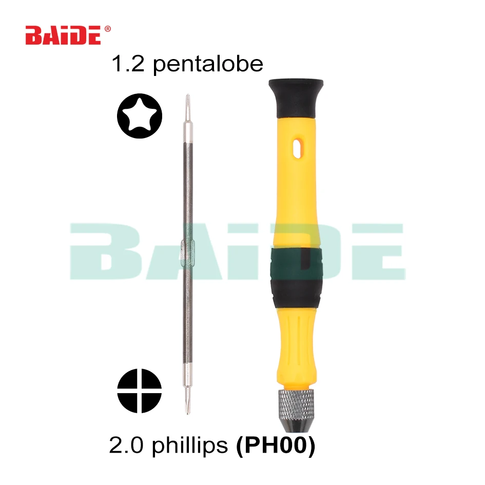 Двойная головка 2 в 1 комбинированная отвертка 5 Phillips PH00 PH000 0.6Y 0 8 Pentalobe винт drver для
