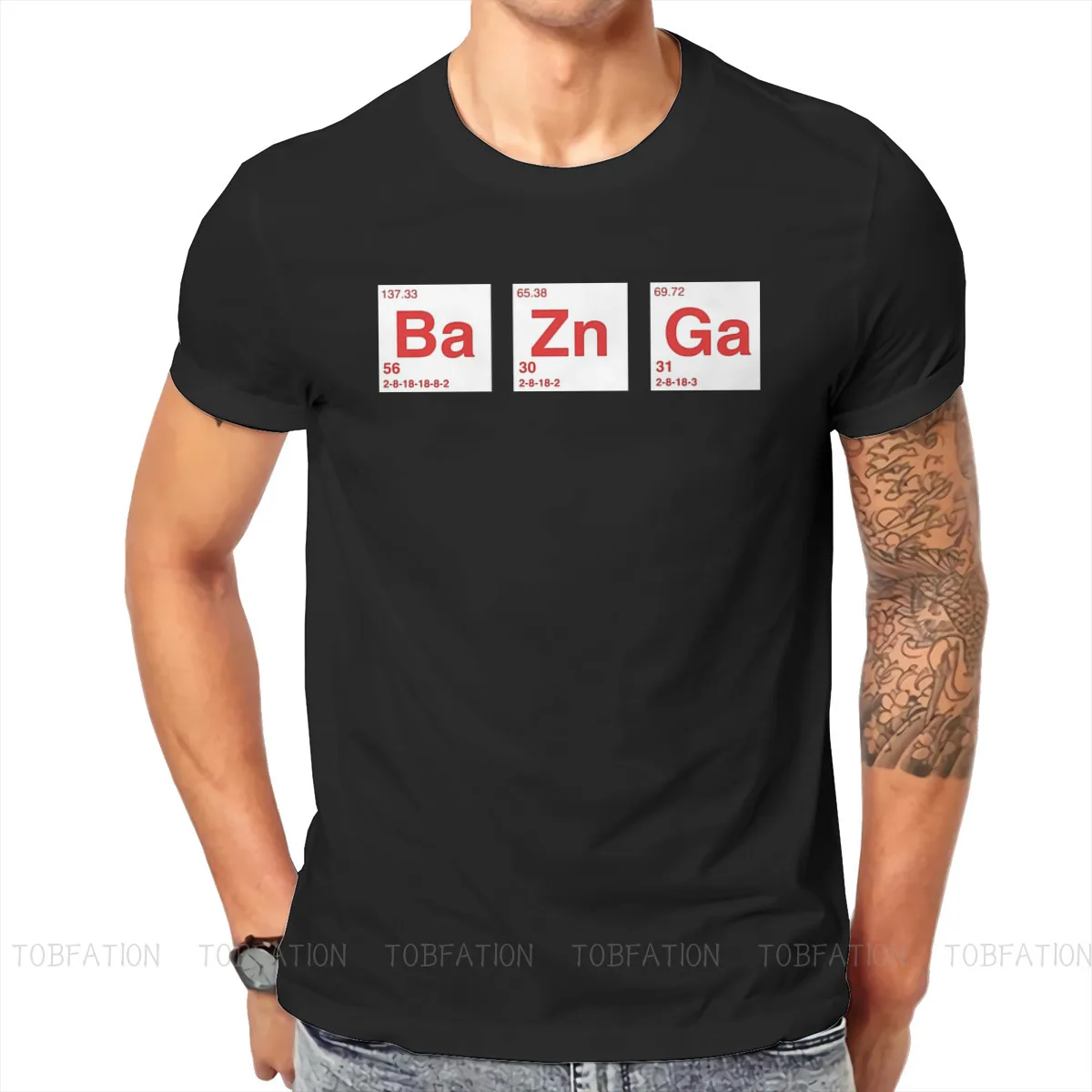 

Bazinga Hipster TShirts Breaking Bad Walter White Chemistry Teacher TV Series Men Style Pure Cotton Tops T Shirt O Neck Big Size