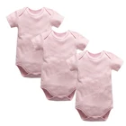 1 шт., детское хлопковое боди с коротким рукавом, на возраст 0-24 месяца
