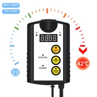 bhk 500 digital thermostat heat mat temperature controller humidity brewing plant reptile greenhouse incubator thermostat