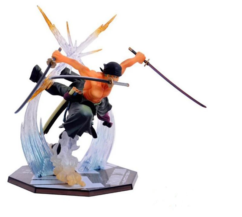 Один кусок Zoro Ronoa 3D2Y три ножа Phantom Ghost Cut Ver. Саурон ПВХ фигурка коллекция модель подарок Луффи 21 см