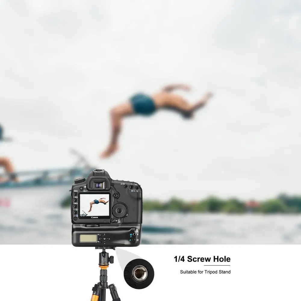 MEKE Meike MK 5D2L ЖК-таймер батарейный блок для Canon EOS 5D Mark II + RC5 беспроводной