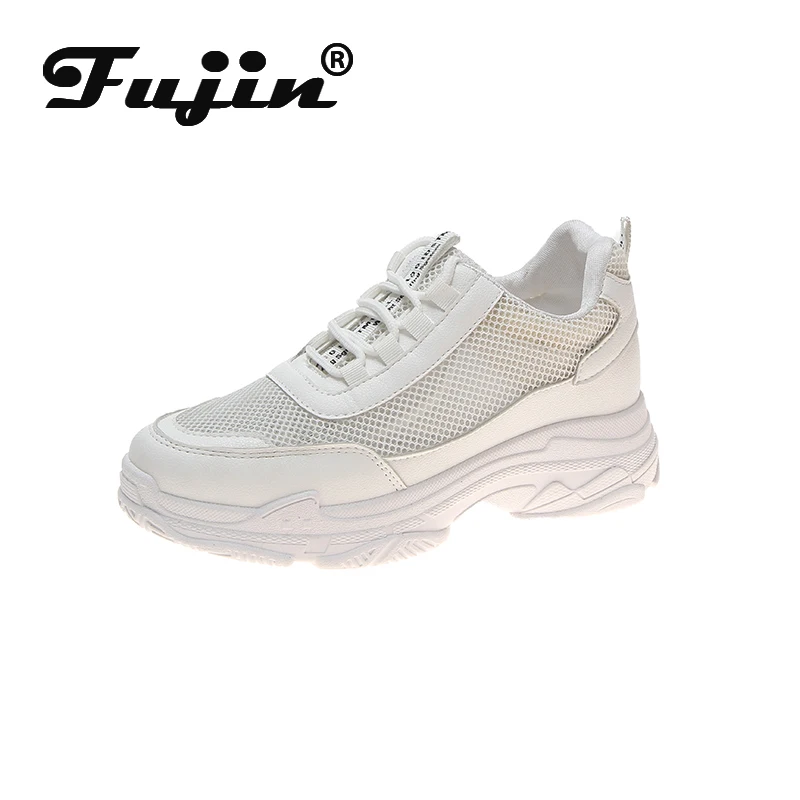 Fujin/лоферы на плоской платформе Женская обувь Сезон весна Коллекция 2020 года