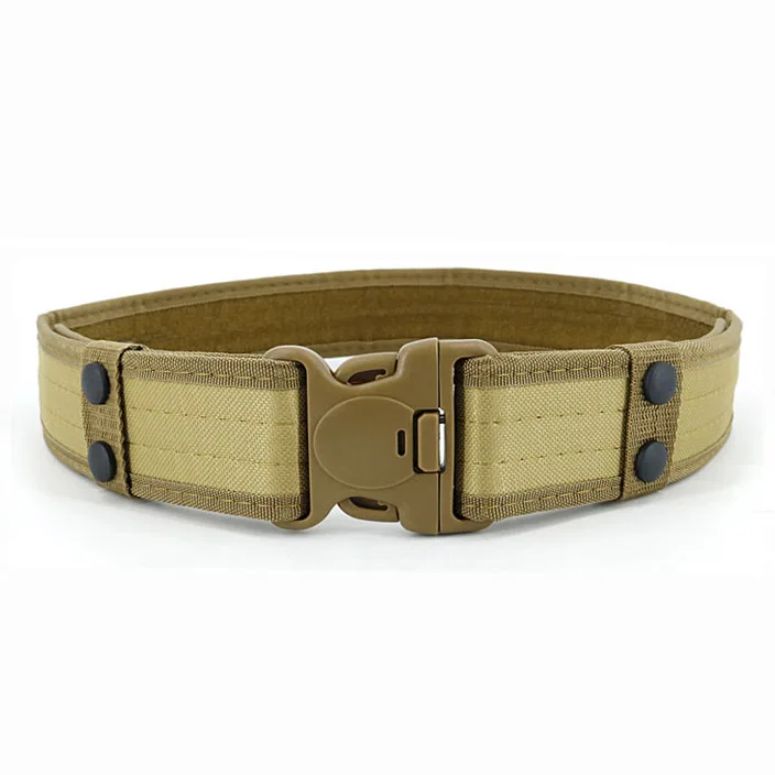 Desert yellow Тактический ремень мужской пояс военный Регулируемый Открытый камуфляж нейлон боевой пояс армейский Пояс - Цвет: Desert yellow