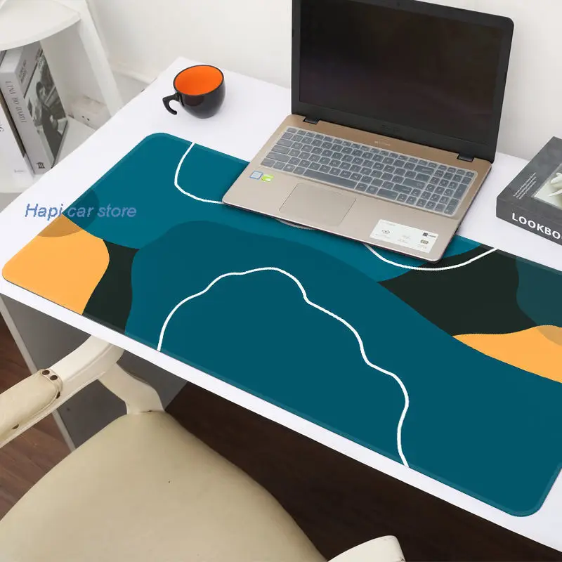 

Morandi Color Cute Mouse Pad Large Kawaii Writing Desk Mats Gaming Deskpad Gamer Waterproof for Office Computer Keyboard Pad