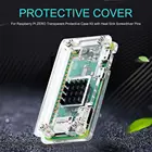 Прозрачный защитный чехол для Raspberry Pi ZERO, с акриловым корпусом, штифты для отверток, аксессуары для компьютера