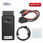 Новейший программатор ECU SMPS MPPS V13 K CAN Flasher чип-тюнинг Remap MPPS OBD2 автомобильный диагностический кабель MPPS V1618v21 Бесплатная доставка