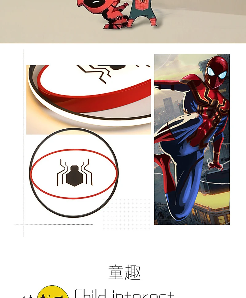 LICAN современные светодиодные потолочные лампы для детской спальни 110 В 220 В lamparas de techo мультяшный светодиодный потолочный светильник для детской комнаты