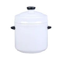 950580ml larger capacity stock pots double lids water stew cup ceramic stew pot porridge soup cups bowl kitchen cooking tools