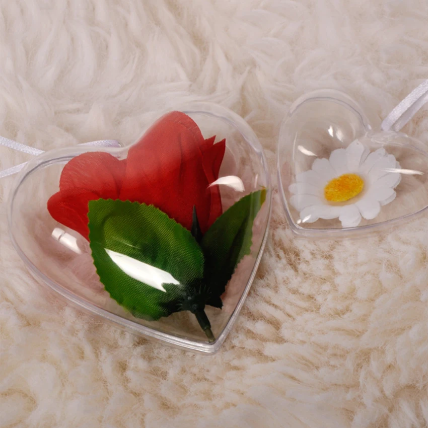 30 шт/15 пар.  рождественские сердцевина  украшения шар прозрачный открытый