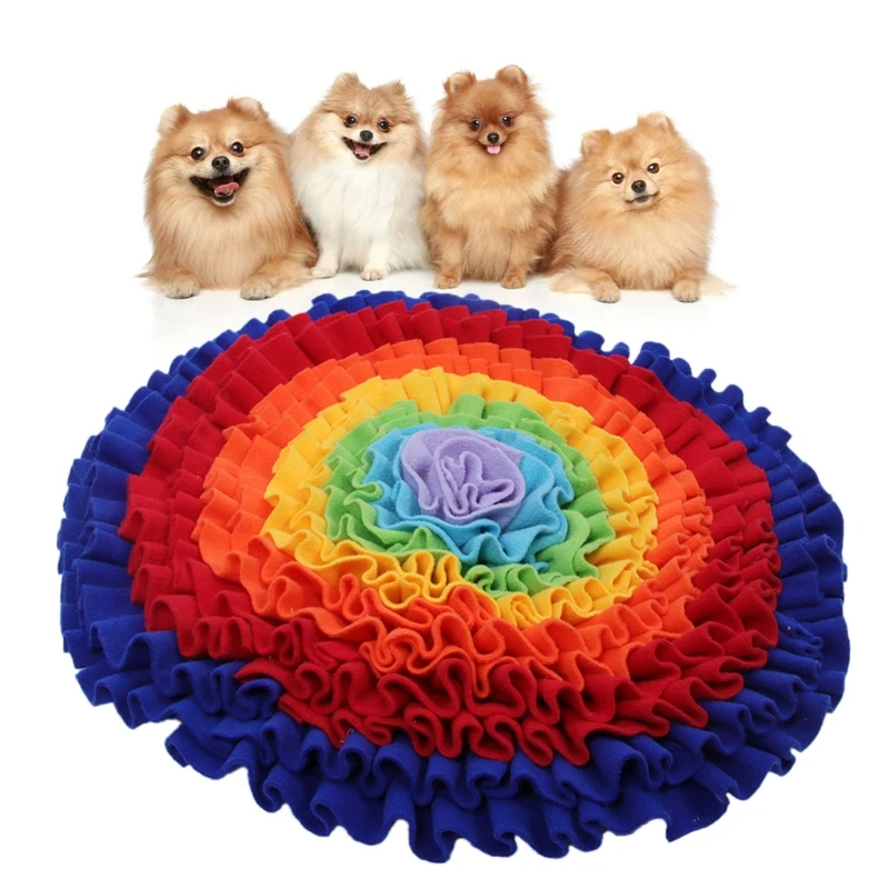

Snuffle Mat for Dogs Pet Slow Feeding Mat Food Dispensing Dog Sniffing Treat Foraging Training Pad Puppy Puzzle Toys Drop ship