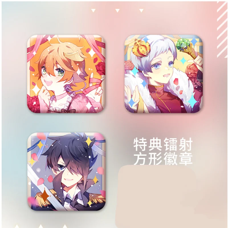 

Anime Badge Yakusoku No The Promised Neverland Ray Norman Emma Pin Brooch Button set of 3