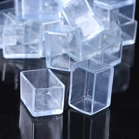 24 clear rubber feet cups table chair leg protect covers tips anti slip furniture legs end cap plugs home office floor protector
