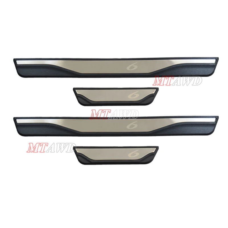 

For Mazda 6 2014 2015 2016 2017 2018 Accessories Stainless Door Sill Kick Scuff Plate Protector Trim Guard Cover Car Styling