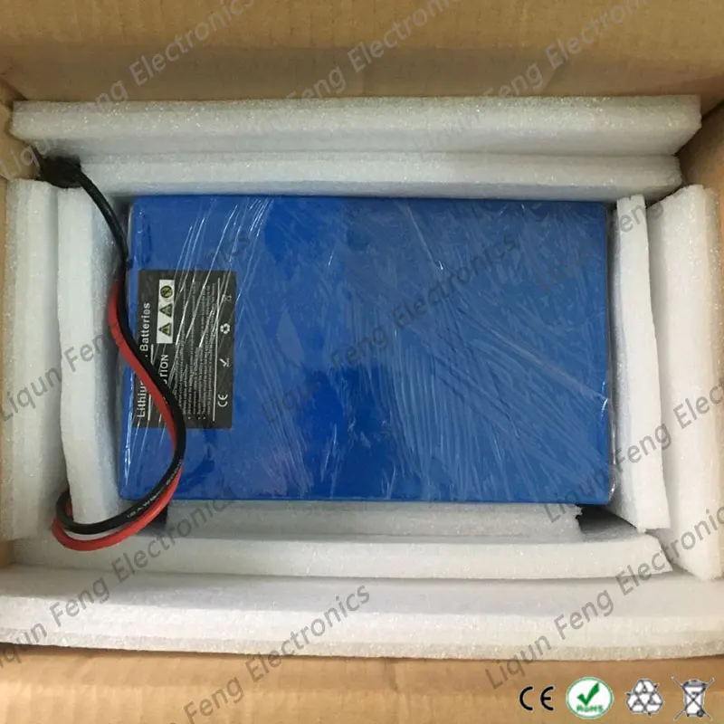 Свободный налог высокой мощности 2000W 48 V 20AH Электрический велосипед Батарея 48 V 21AH для е-байка Батарея 48 Вольт литиевая батарея Батарея с 40A BMS 2A зарядное устройство