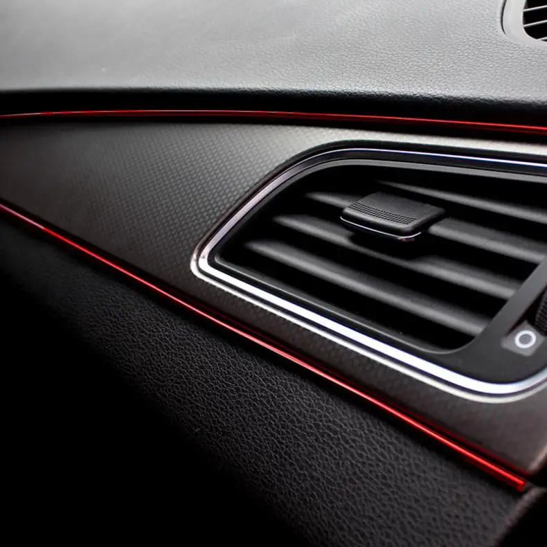 5 м Универсальный Автомобильный Стайлинг гибкая внутренняя отделка для салона