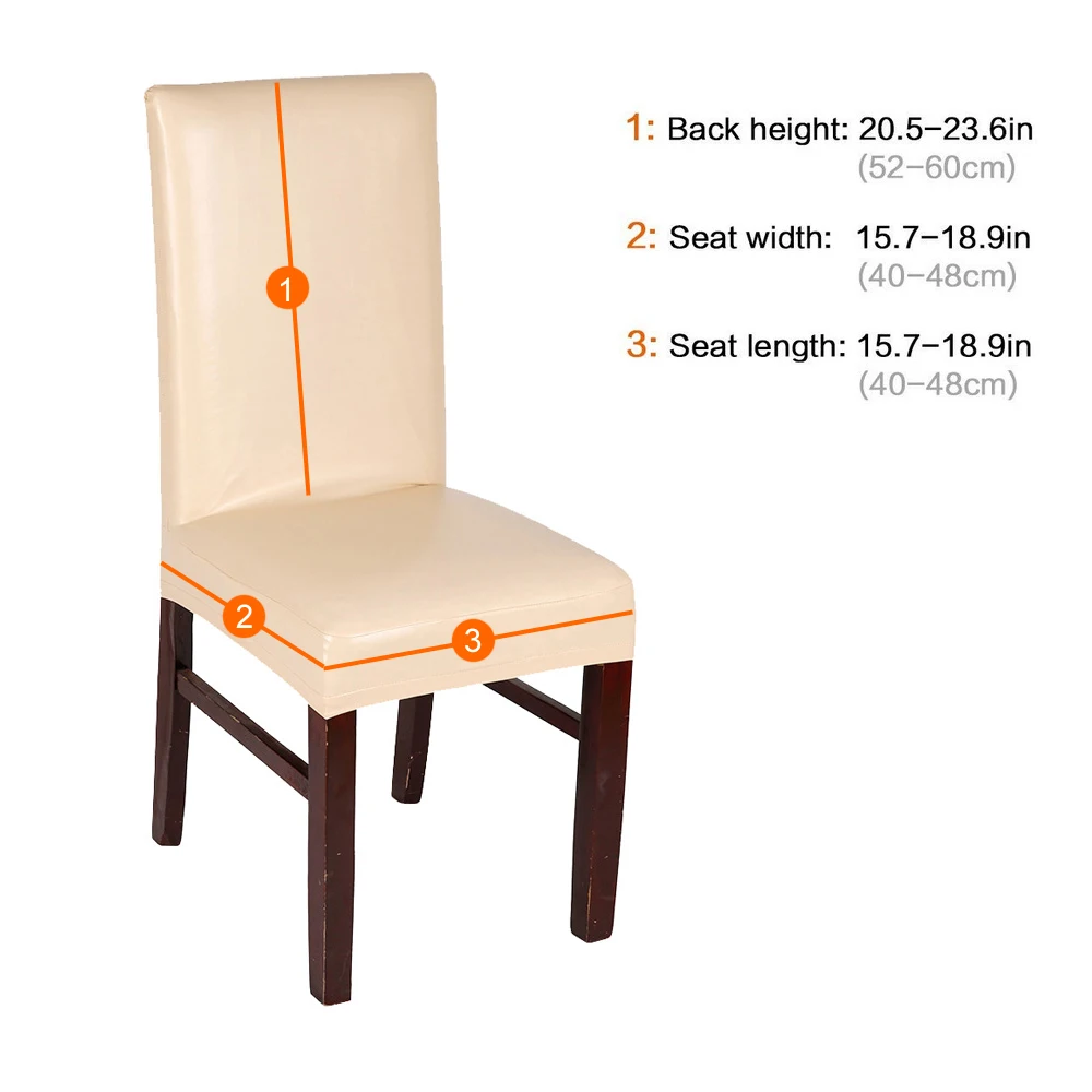 Белые чехлы для обеденных стульев чехол твердый женский водонепроницаемый и