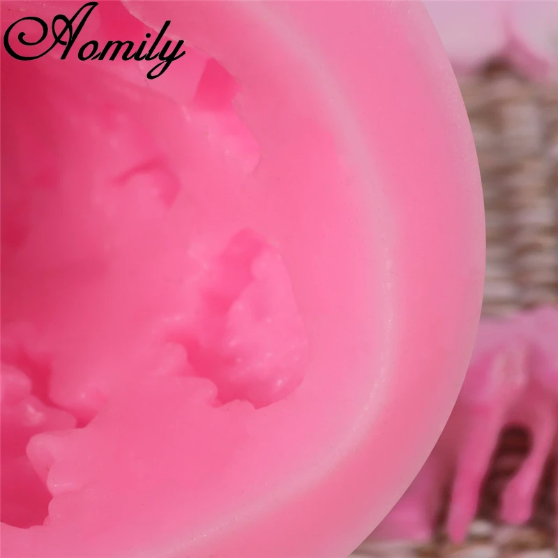 Aomily DIY силиконовые формы для торта лиса Ежик Сова белка в форме животных помадка