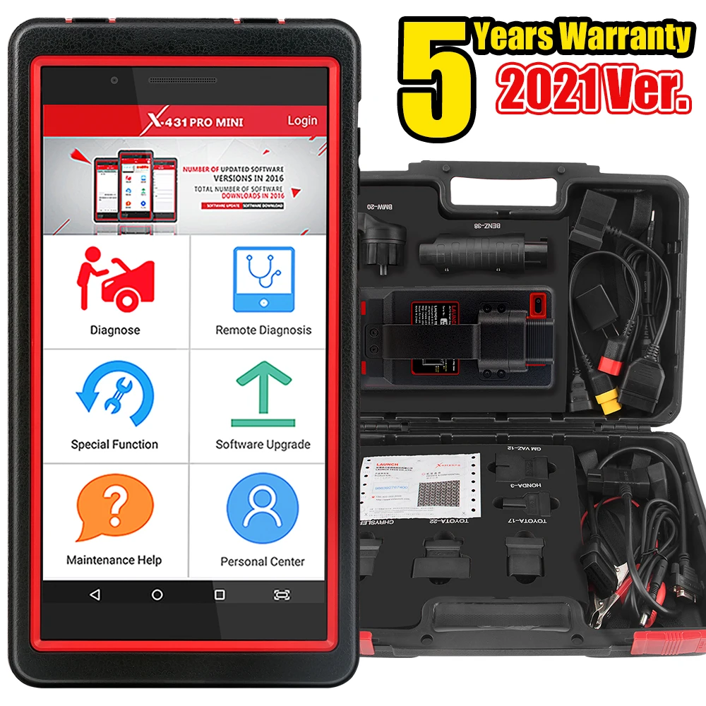 Диагностический сканер LAUNCH X431 PRO MINI v3.0 автомобильный полносистемный с Bluetooth Wifi OBD