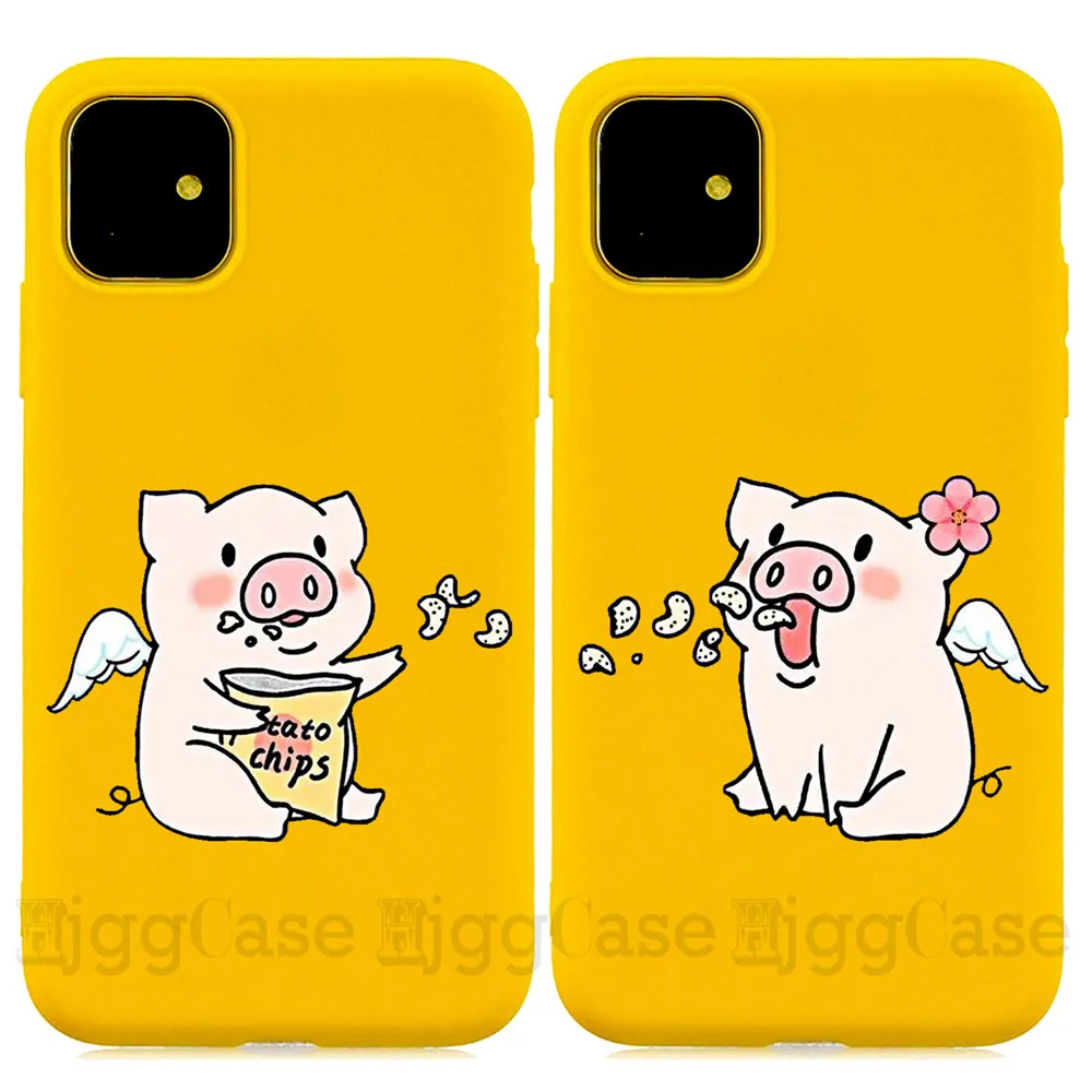 Милый мультяшный чехол для телефона с принтом свиньи Для iphone 11 Pro max 6 s 8 7 plus XS Max X XR