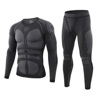 Winter Warm Up Men Skiing Underwear Set Ski Jacket and Pants Thermal Quick Dry Skiing Clothing For Ski/Snowboard/Cycling