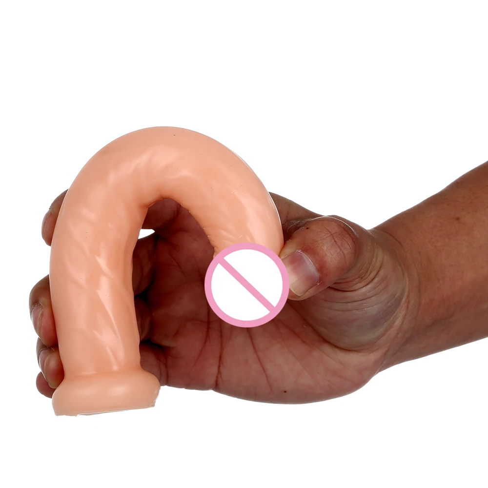 Силиконовый реалистичный мягкий желеобразный фаллоимитатор стимуляция точки G